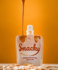Snacky™ 50გ | 5 ცალი + 1 საჩუქრად | მიწისთხილის კარაქი | Peanut Butter 🎁