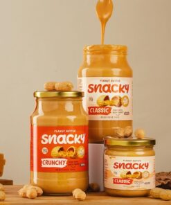 Snacky 2+1 კომბო — ორი 1 კგ მიწისთხილის კარაქი და 400გ საჩუქრად